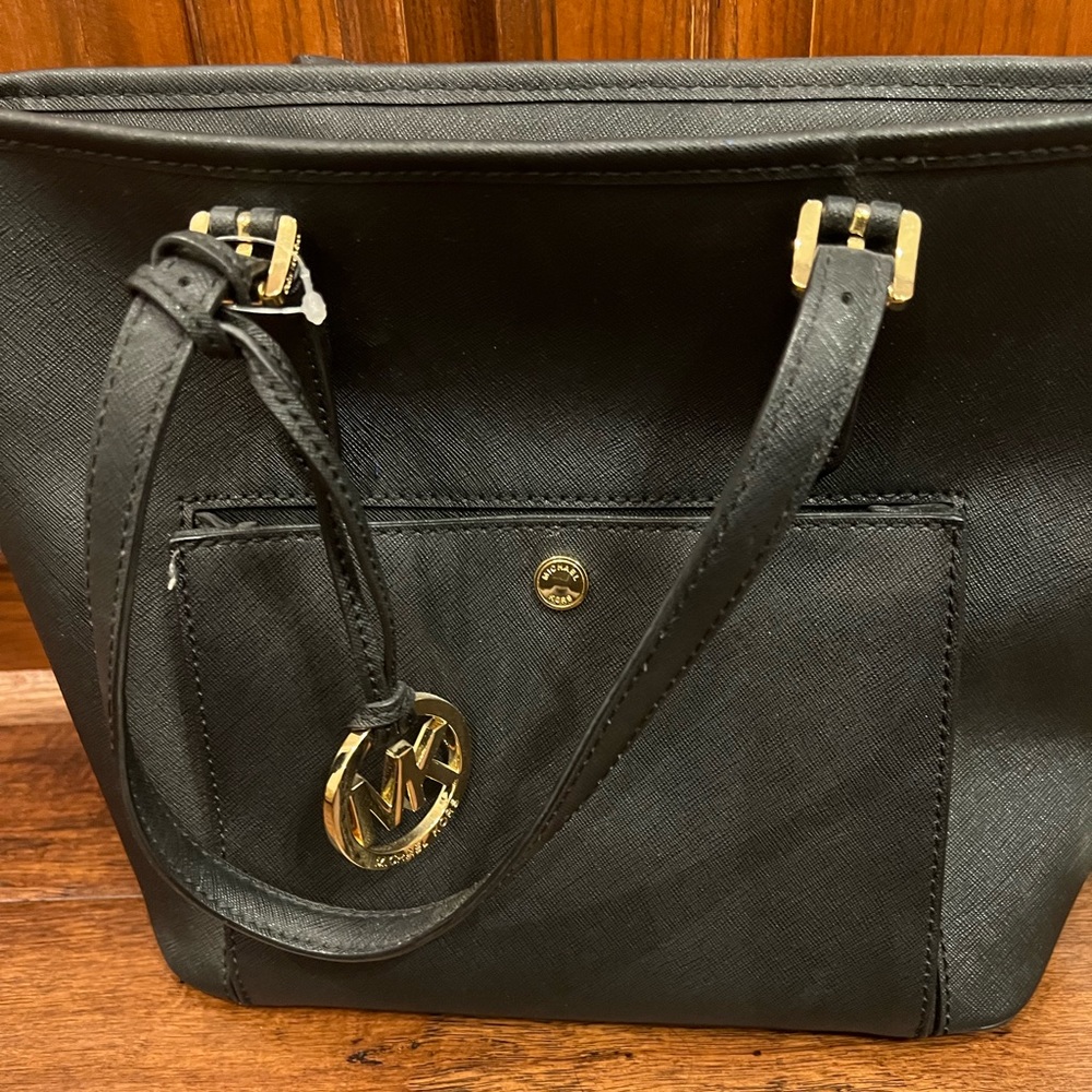 Black Michael Kors Tech Shoulder Bag
